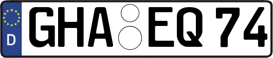 GHA-EQ74