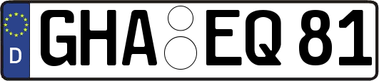 GHA-EQ81