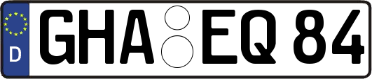 GHA-EQ84