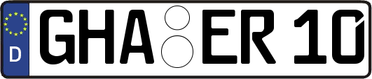 GHA-ER10