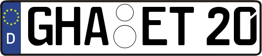 GHA-ET20