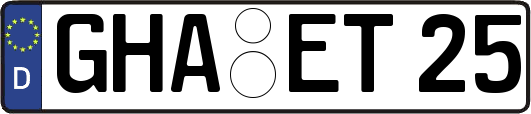 GHA-ET25