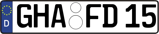 GHA-FD15