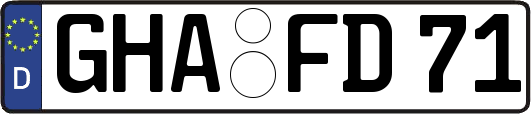 GHA-FD71