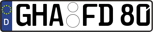 GHA-FD80