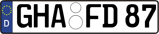 GHA-FD87