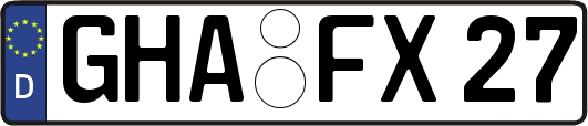 GHA-FX27