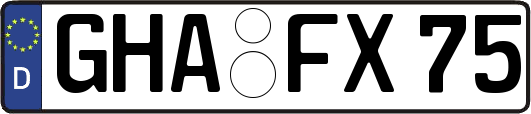 GHA-FX75