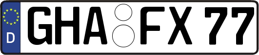 GHA-FX77