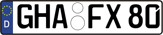 GHA-FX80