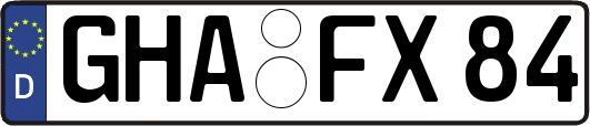 GHA-FX84
