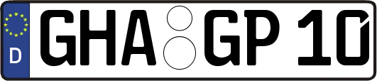 GHA-GP10