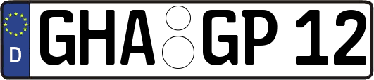 GHA-GP12