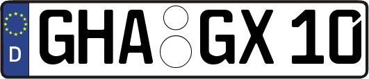 GHA-GX10