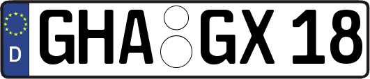 GHA-GX18