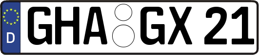 GHA-GX21