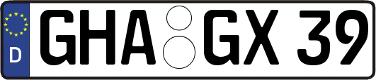 GHA-GX39