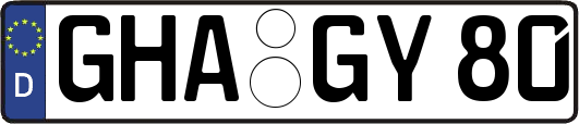 GHA-GY80