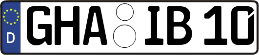 GHA-IB10
