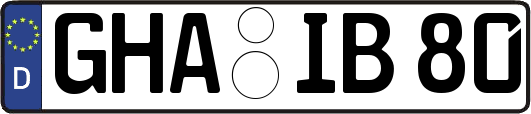 GHA-IB80