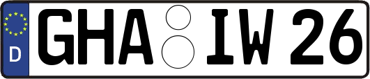 GHA-IW26