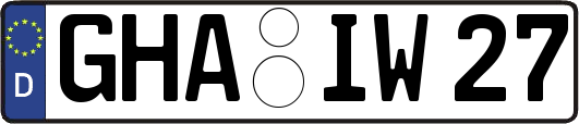 GHA-IW27