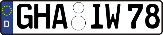 GHA-IW78