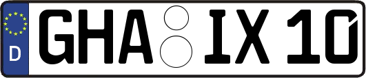 GHA-IX10