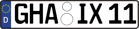 GHA-IX11