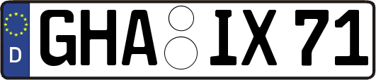 GHA-IX71