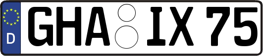 GHA-IX75