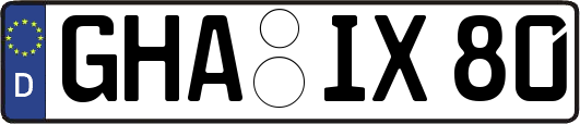 GHA-IX80