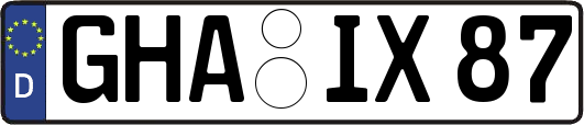 GHA-IX87