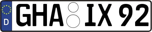 GHA-IX92