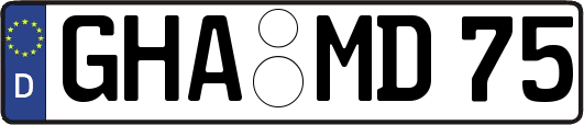 GHA-MD75