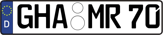 GHA-MR70