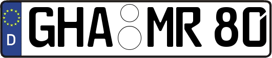 GHA-MR80