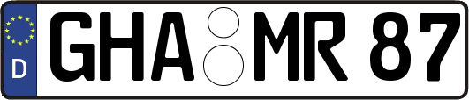 GHA-MR87