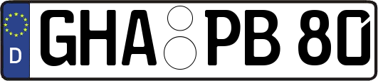 GHA-PB80