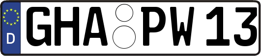 GHA-PW13