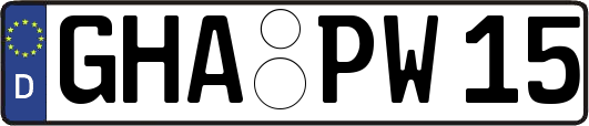 GHA-PW15