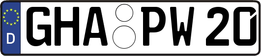 GHA-PW20