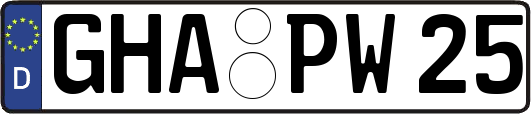 GHA-PW25