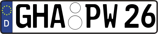 GHA-PW26
