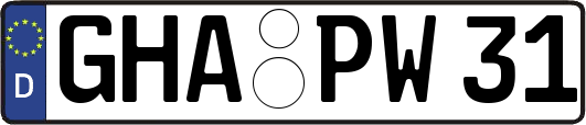 GHA-PW31