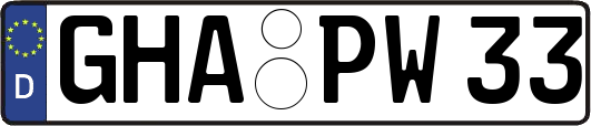GHA-PW33