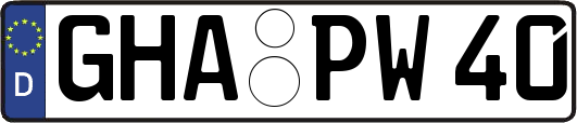 GHA-PW40