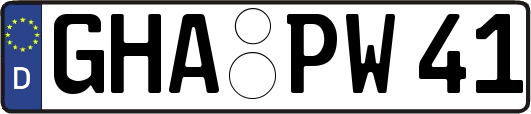 GHA-PW41
