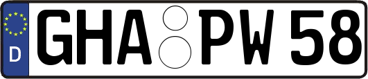 GHA-PW58