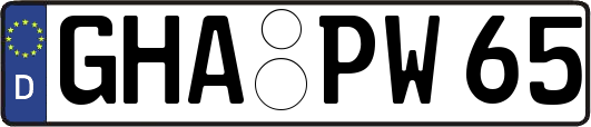 GHA-PW65